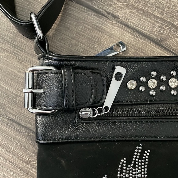 Fashion Dazzle Glam Bling Fab Crossbody Purses Sling Bags for Women Rhinestones - Picture 3 of 8